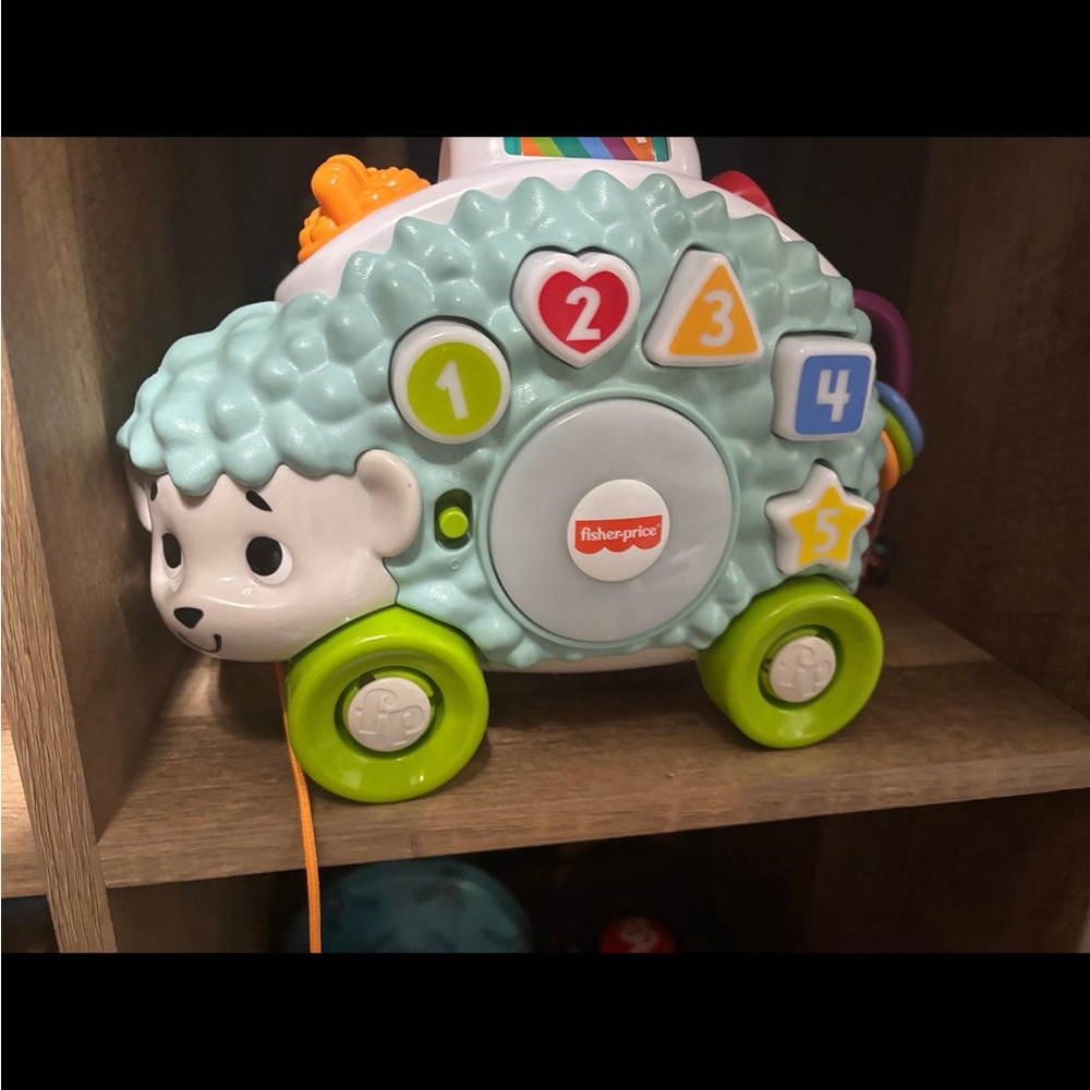 Fisher-Price Green and Blue Learning Hedgehog Toy